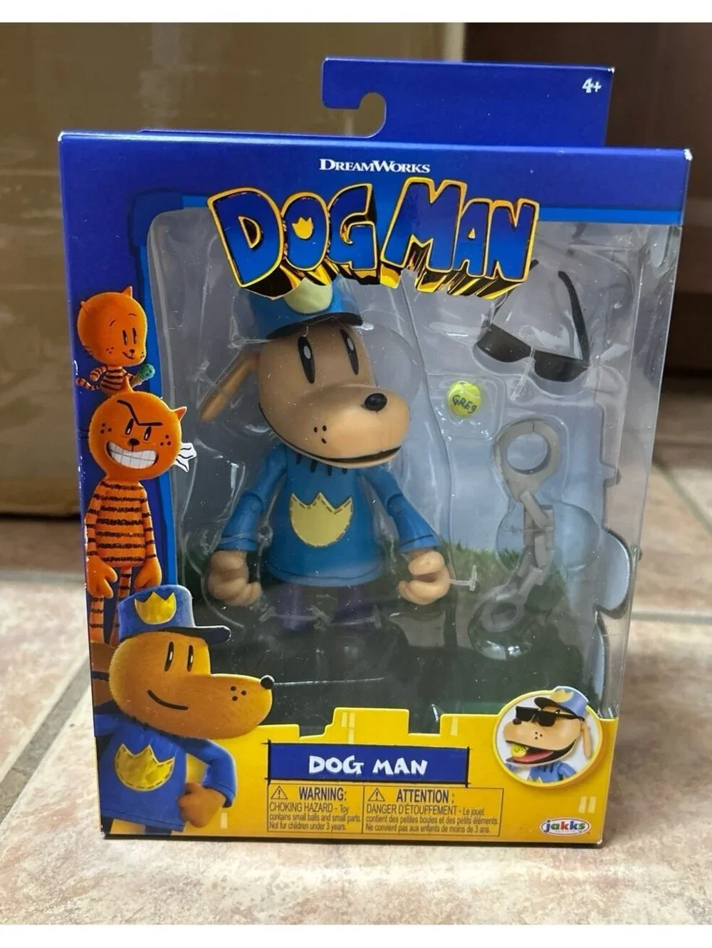 DreamWorks Dog Man Action Figure JAKKS Pacific NEW
